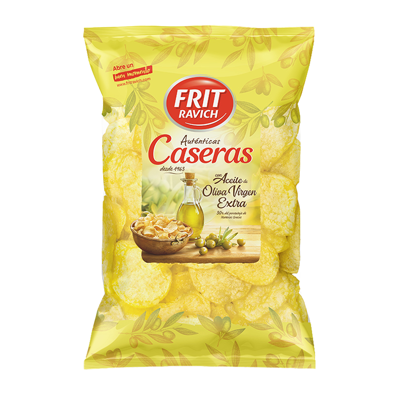 Bossa de patates fregides i aperitius per vending